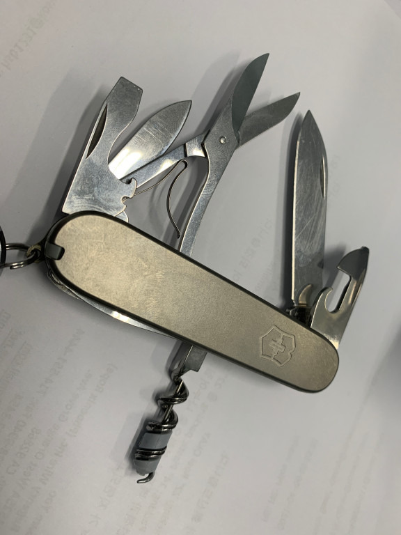 맥가이버 칼 티타늄 커스텀 스케일 교체기