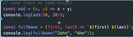 [JavaScript] 순수 함수(Pure function)