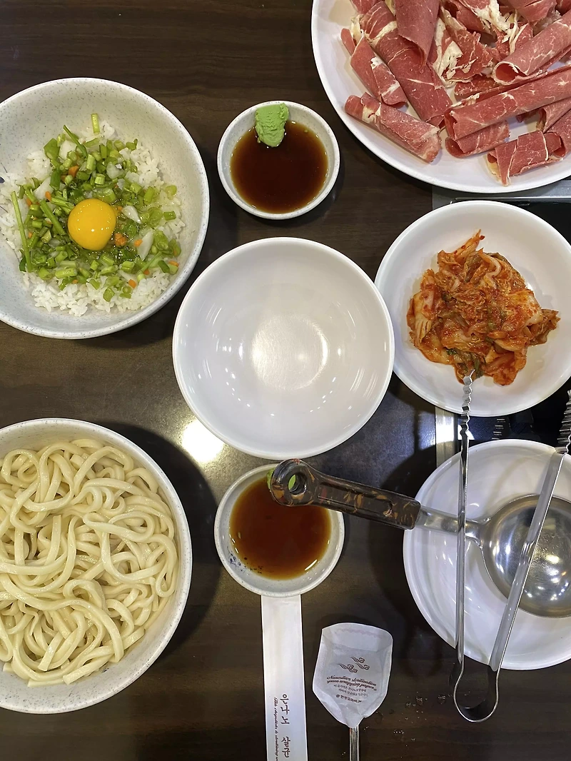 마곡 등촌 샤브 칼국수 후기.