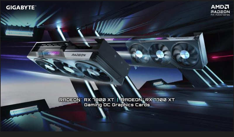 GIGABYTE, AMD Radeon RX 7800 XT 및 RX 7700 XT 시리즈 그래픽 카드 출시 :: 개발자의 일상