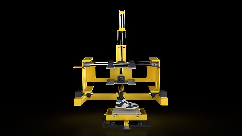 Shoes Test Machine 3D Animation