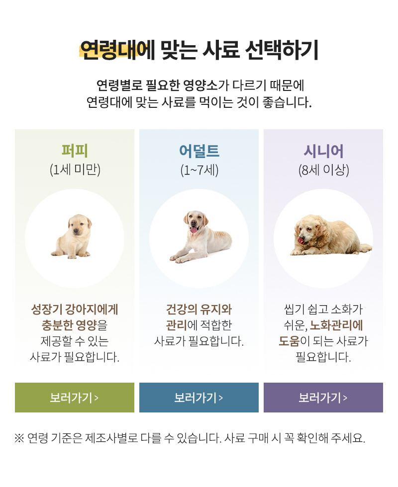 강아지 사료 고르는 방법 사료 종류