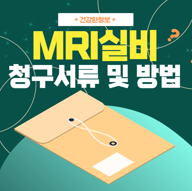 MRI 실비 청구 서류 및 방법 후기