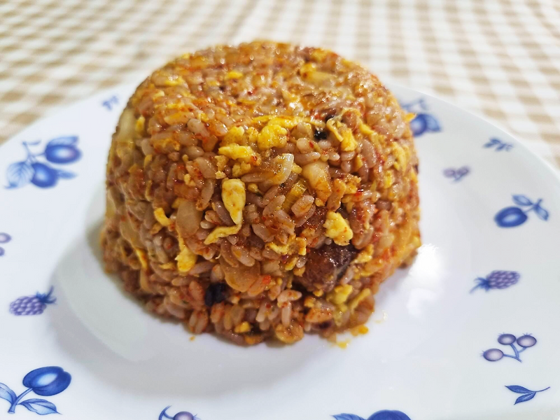 남은 치킨, 치킨무 활용 요리 치킨 계란 볶음밥