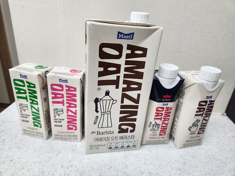 매일유업 마시는 오트밀 어메이징 오트밀 버라이어티 세트 후기
