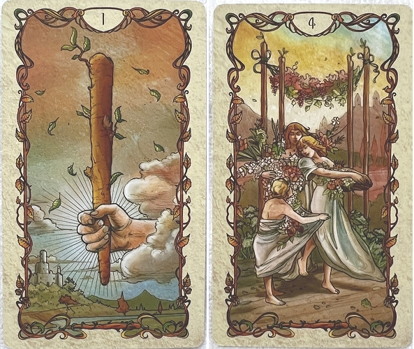 [타로]Much Minor Card STAVES Tarot Card(지팡이, 막대)