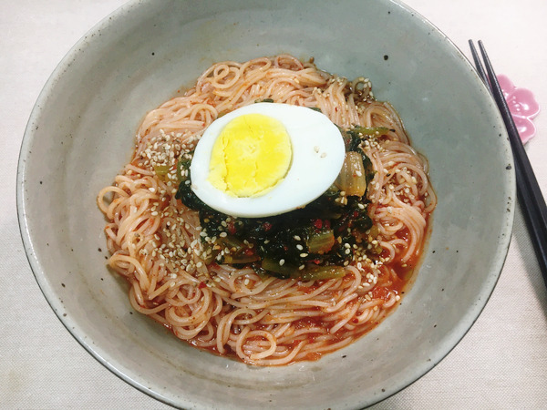 열무비빔국수. 최고 맛있는 비빔국수 양념장 만드는법.