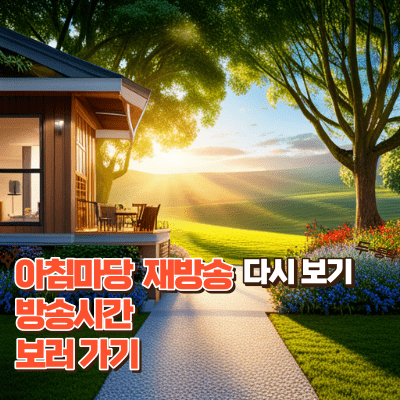 아침마당 다시보기 오늘 방송 및 시간 보러가기 방법