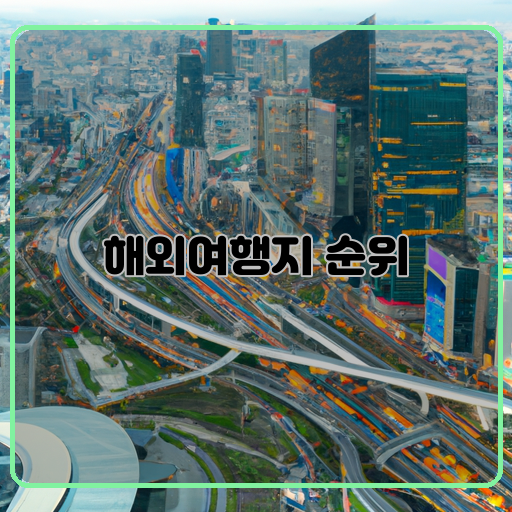 해외여행지 순위 2023년 가장 인기 있는 TOP 10