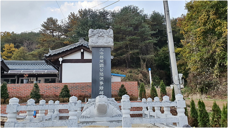 안동상락군개국공 능동 사적비, 충렬공 묘소 사적비