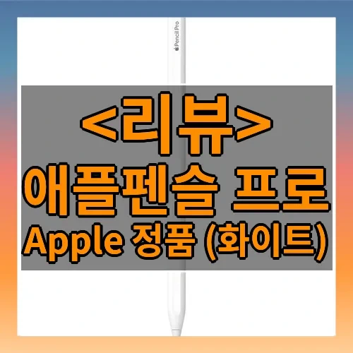 애플펜슬 프로 추천