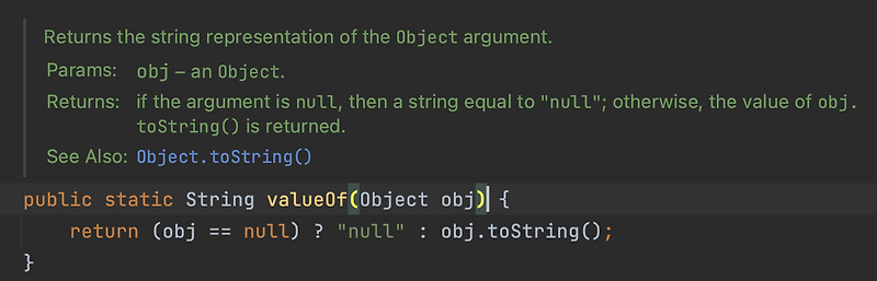 [Java] String.valueOf()와 toString() 차이점