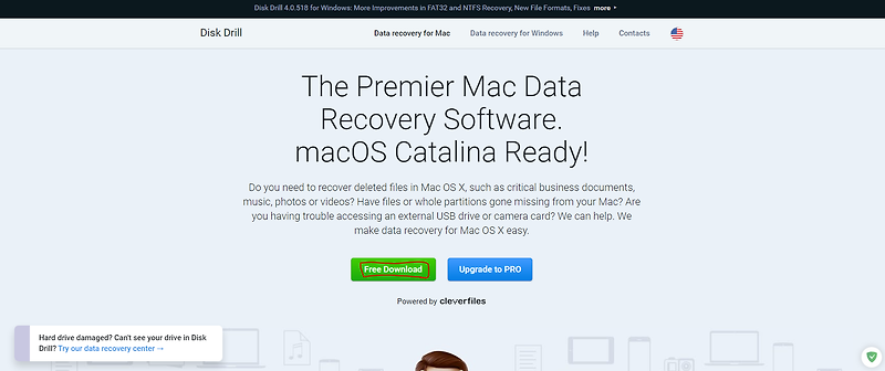 잃어버린 파일을 되돌려보자! Disk Drill Recovery Software