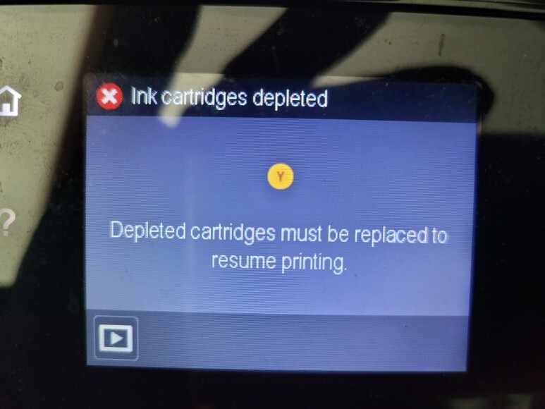 출장수리, HP 8610 무한잉크 Ink cartridges depleted 문제 수리 (고양시 덕양구 행신동)