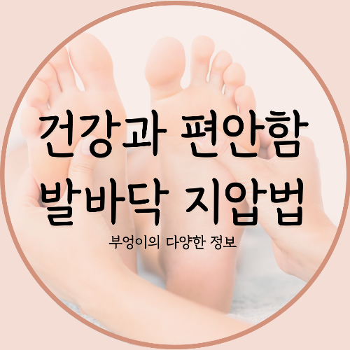 발 마사지 방법, 발바닥 혈자리 지압 방법, 불면증, 피로회복, 스트레스 해소 , 발 건강