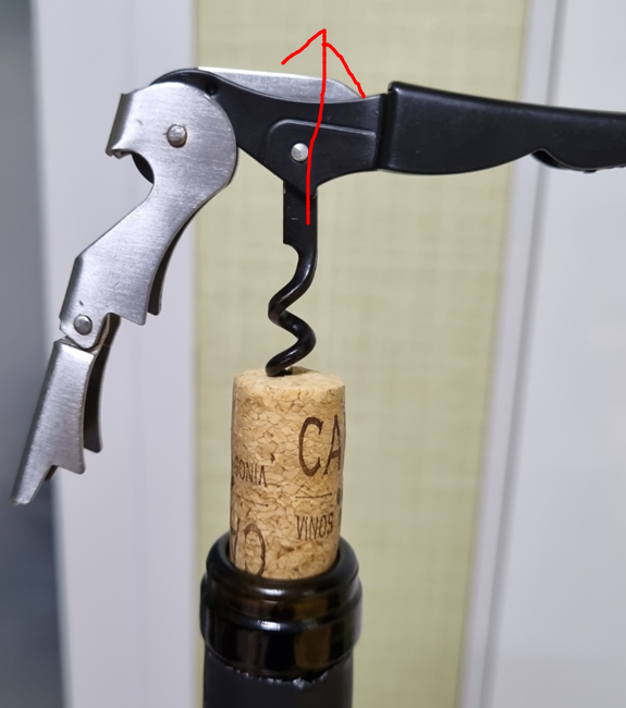 와인 병 코르크 마개 따는 방법. 와인 오프너 사용방법. :: 안산드레아스
