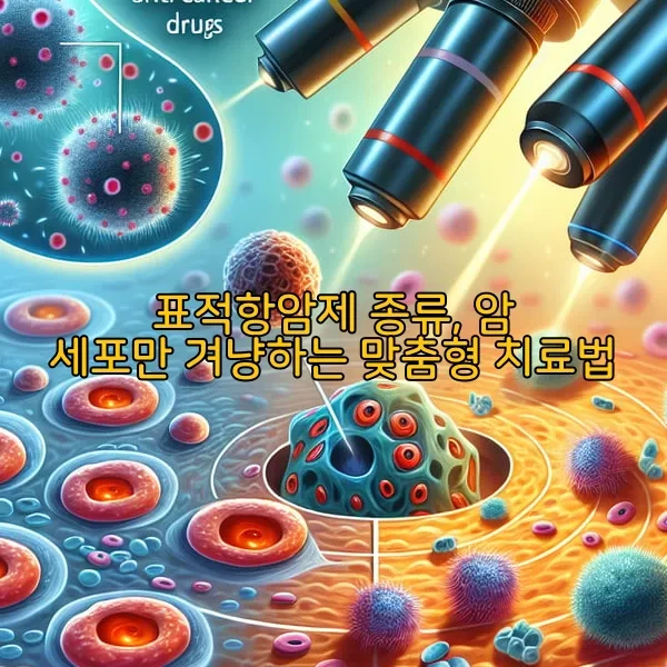 표적항암제 종류, 암 세포만 겨냥하는 맞춤형 치료법