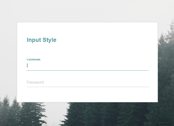 Modern Style Input Text(입력창)