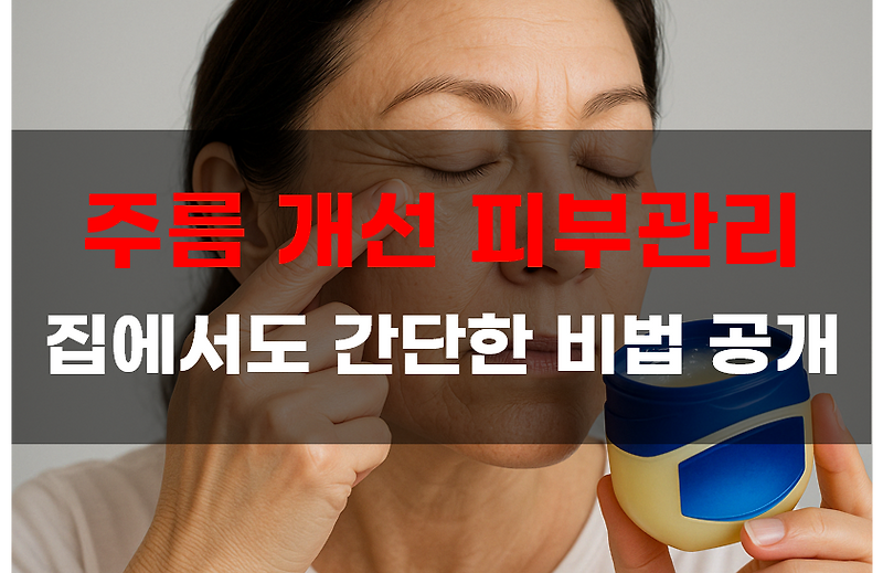 집에서 피부 주름 관리법 | 10년은 젊게 바꿔줄 비법 공개