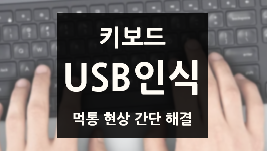 [키보드 인식 오류] 윈도우10 키보드 USB 인식 문제