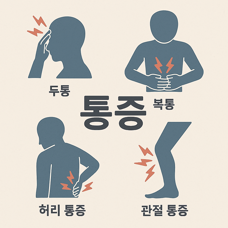 통증!