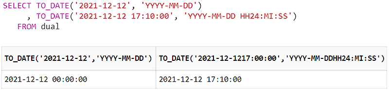 [Oracle] 오라클 문자를 날짜로 변환 방법 (TO_DATE)