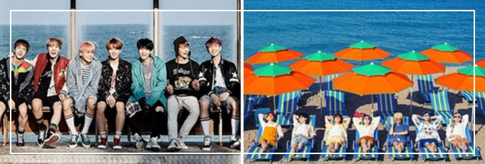 BTS NEW - album jacket location Tour (Hyangho beach & Sunrise) 1