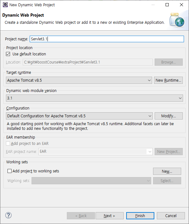 [Servlet] Dynamic Web Project 3.x spec :: 에스알닷컴