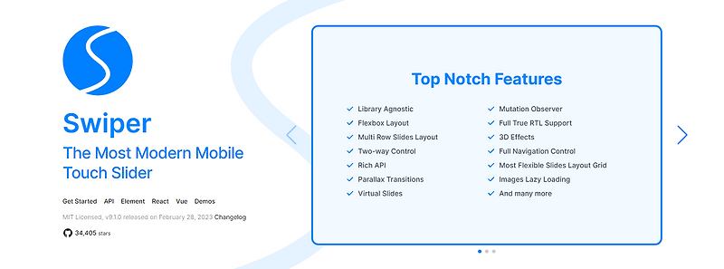 [jQuery] swiper slider 사용법(반응형), 옵션