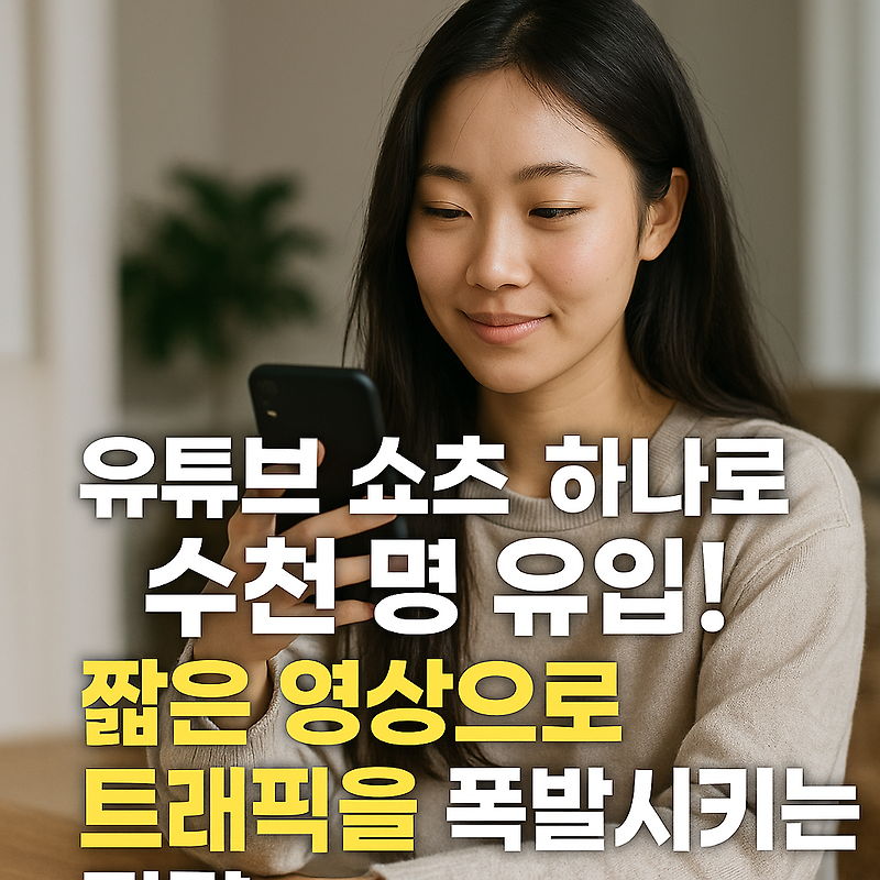 긴 영상보다 쇼츠가 통한다! 유튜브 쇼츠로 신규 방문자 10배 늘린 비법