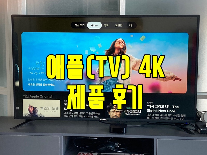 애플(TV) 4K 제품 구매 후기(feat. 넷플릭스, 디즈니플러스 비교)