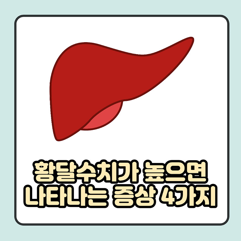 황달 수치가 높으면 나타나는 증상 4가지 & 원인 살펴보기