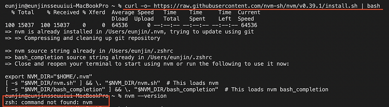 NVM Zsh Command Not Found Nvm 