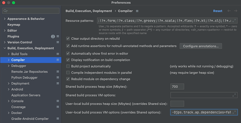 (intelliJ ) java: Internal error in the mapping processor: java.lang ...
