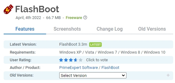 FlashBoot Pro v3.2y / 3.3p download the new version for iphone
