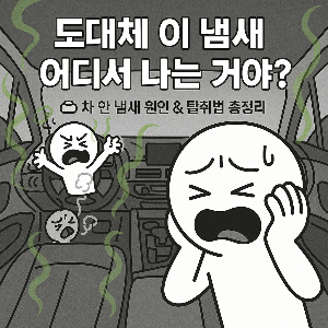 차 안 냄새 원인과 해결 방법