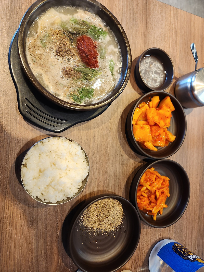 직장인 점심] 유민상 순대국 담소 소사골｜맛, 가격, 메뉴