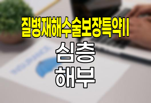 한화생명 질병재해수술보장특약Ⅱ 심층해부