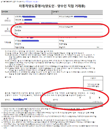 장기렌트카 명의 이전 등록 인수 방법(서류, 비용, 승계?)