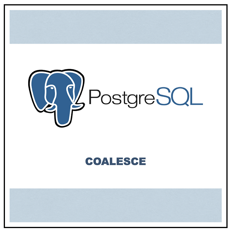 postgresql coalesce