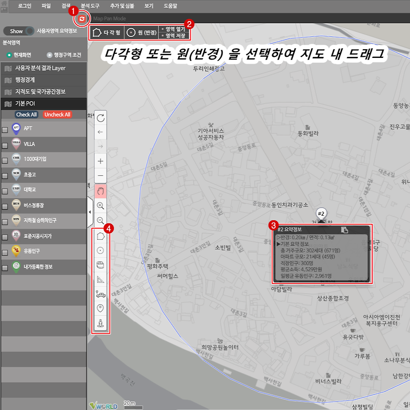 [창업정보] 상권분석에 도움되는 'Biz-gis X-Ray Map'