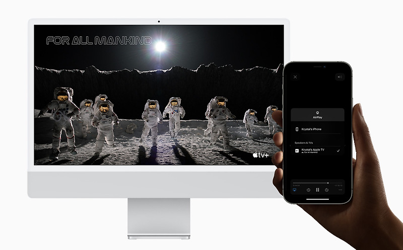 iOS15 신기능 이제 아이폰 아이패드의 화면을 맥으로 무선미러링 한다