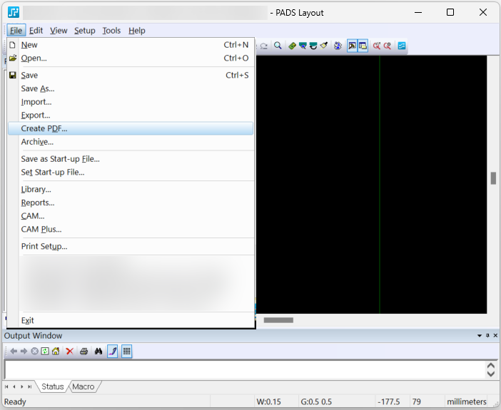 PADS Layout - Pattern PDF 파일 출력