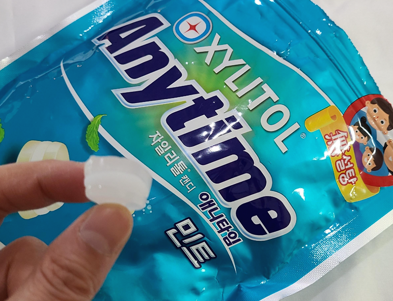 애니타임 자일리톨 캔디 후기 입속이 시원한 맛!!