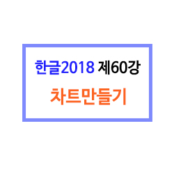 [한글2018-60강]차트만들기(기본)