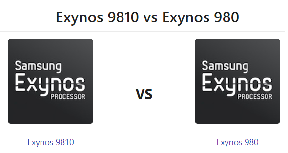 스마트폰 CPU 엑시노스(Exynos) 9810과 엑시노스(Exynos) 980 중 누가 더 나을까?