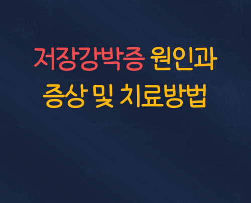 저장강박증 원인과 증상 및 치료방법
