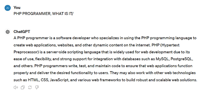 php programmer