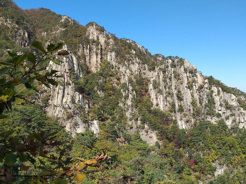 가평 운악산 등산코스  청룡능선 - 정상- 백호능선