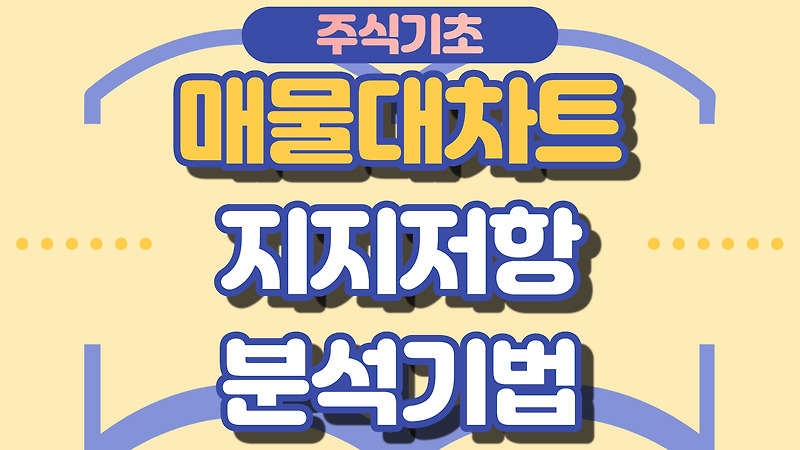 매물대 차트 보는법, 지지 저항 분석하기